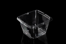 Clear Round Plastic Containers with Lids