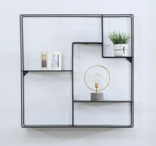 Creative metal wall-mounted racks for household use