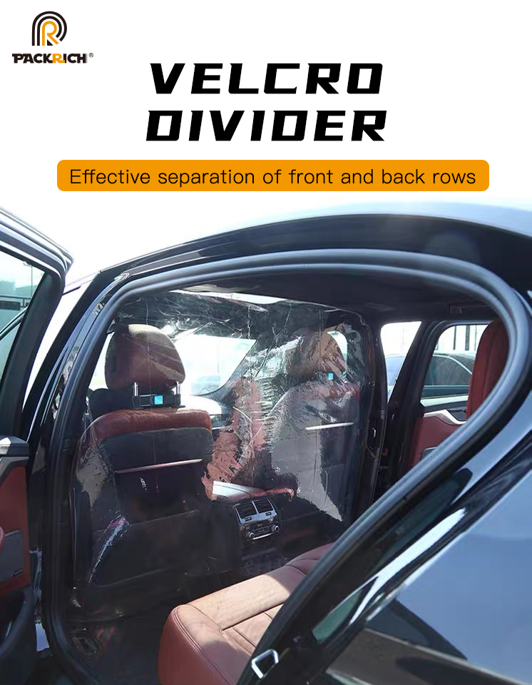 Anti-splash Protect Driver Taxi Transparent Car Isolation Film