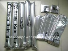 Metallic inflatable cheering sticks
