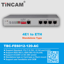 4e1 to 10/100m Ethernet Interface Protocol Converter