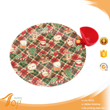 China Plastic Factory Christmas Fruit Tray