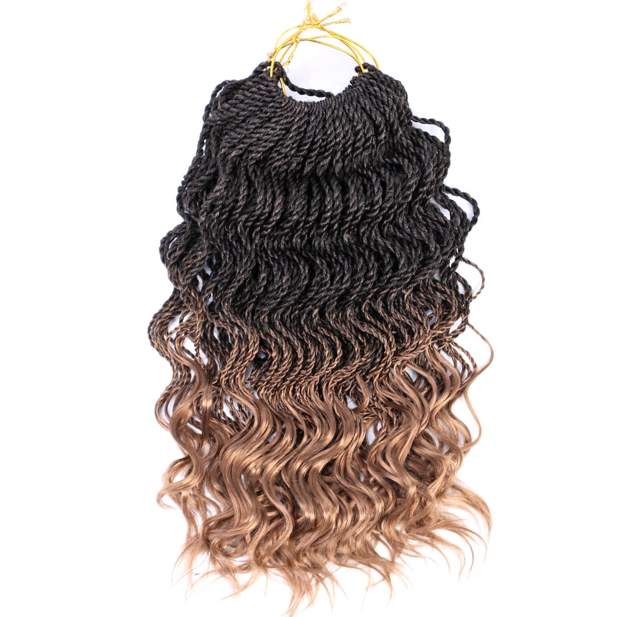 Curly Twist Crochet Hair Long Senegalese Twist Braids Hair Synthetic Fiber High Quality Solid And Mixed Color Purple Black