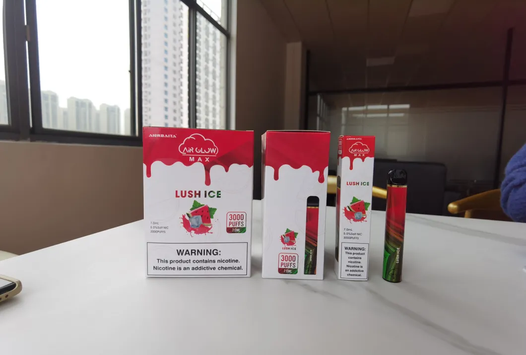 Disposable Vaporizer Air Glow Max 5 Flavors 5% Salt Nicotine Ecig