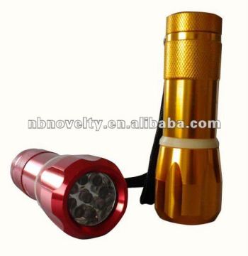 LED aluminium flashlight