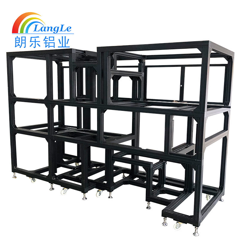 modular system 6063 t5 4040 black silver anodized t slot aluminium profile extrusion for pergola gazebo