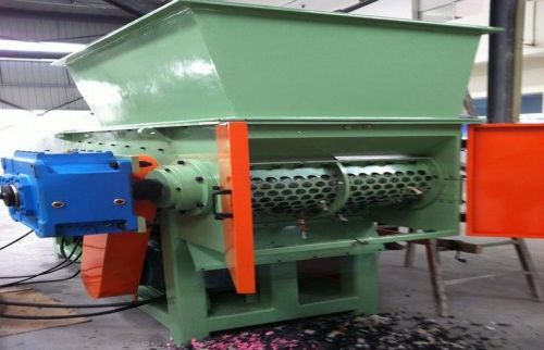 Industrial Plastic Shredder Machine For Bucket , Film 300 - 500kg/h