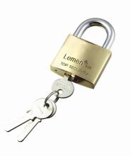 Thick Type Polished Brass Padlock