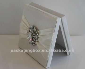 Wholesale wedding silk invitation boxes