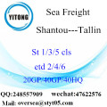 Port de Shantou Expédition de fret maritime à Tallin