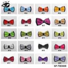 12.5x6.5CM fancy polyster bow tie British Style Solid Bowtie for Bridegroom Wedding Dress