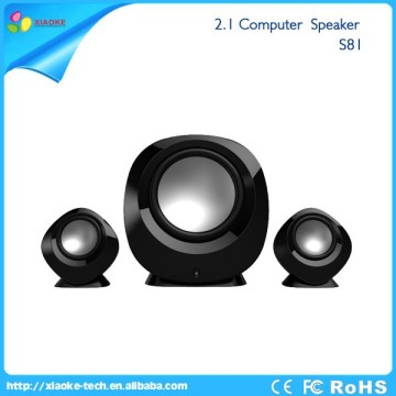 Hot selling 2015 powerful home stereo systems 2.1 pc speaker