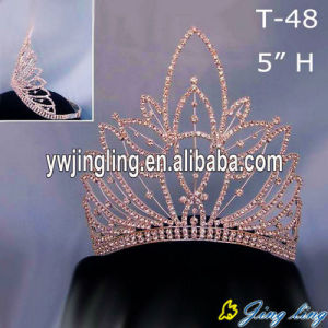 Rhinestone  Gold Glitz Pageant Crown