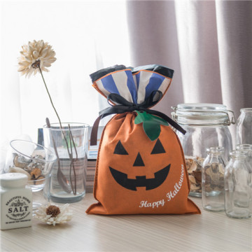 Orange Pumpkin Design Halloween Non-woven Gift Wrapping Bags