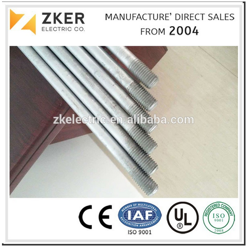 2021 Exporter Galvanized earth rod for lightning protection