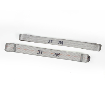 white Lift Webbing Sling Flat Eye Safety Belts