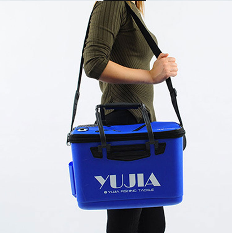 New product white orange blue black red foldable live fish box waterproof EVA soft bait bag EVA Fishing Bag