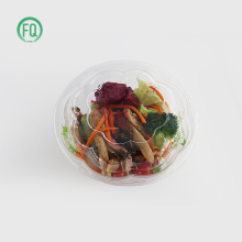 Tamper Evident Hinged Plastic Food Trays with Snap Lock for Deli Containers