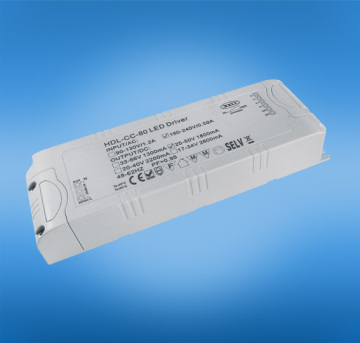 No noise 80w dimmable led driver TRIAC