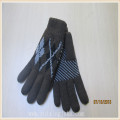 men fleece lining acrylic gloves