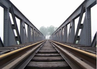 Steel Structure Railway Bridge