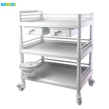 Medical Emergency Trolley with ABS Construction