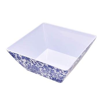 9 &#39;&#39; Melamine Square Bowl Juego de 6