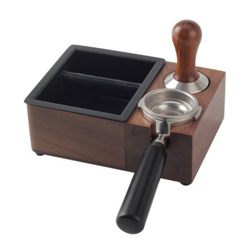 3 in 1 coffee knock box with tamper station