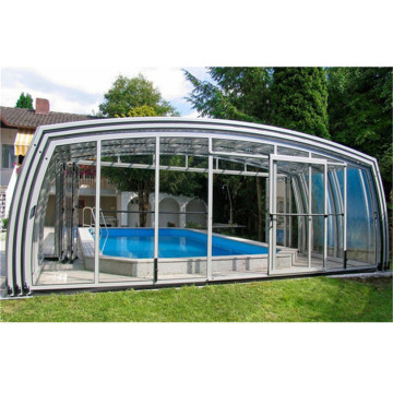 Garden Aluminium Telescopics Swimming Pool Enclosure Roof