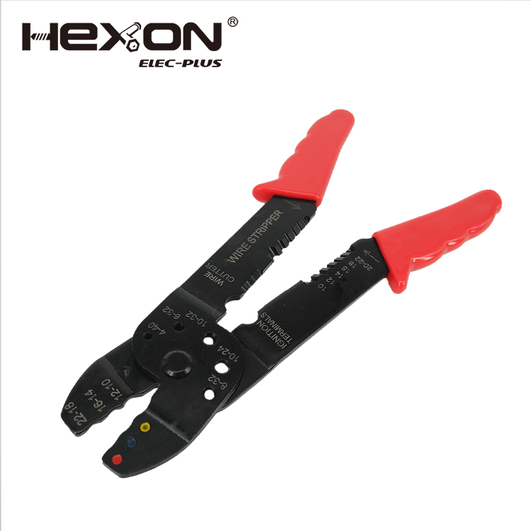 High carbon steel milling teeth wire stripper crimper pliers