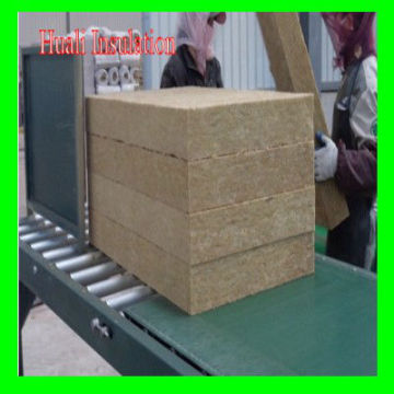 External wall insulation yellow rock wool