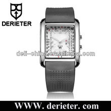 DCF77, MSF, JJY and WWVB Signal Ceramic Radio Controlled Watch Square