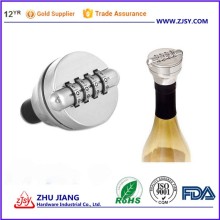 High Security 4 Digits Wine Bottle Lock, Wine Bottle Stopper Lock