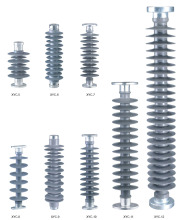 132kV High Voltage Station Composite Polymer Long Rod Post Insulators