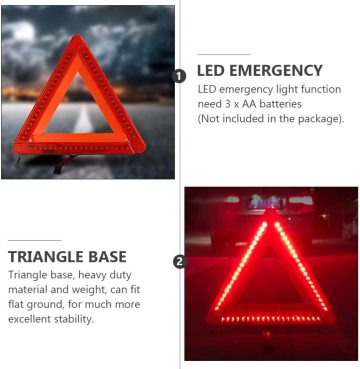 LED warning triangle with CE