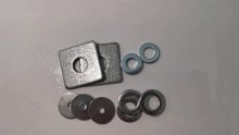 Caiton Steel Square Washers