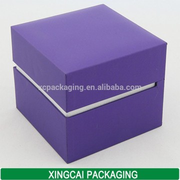 silicone lacquer watch boxes case with leatherette paper
