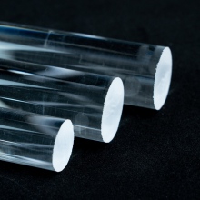 Custom High Temperature Clear Quartz Glass Light Guide Rods for Precision Applications