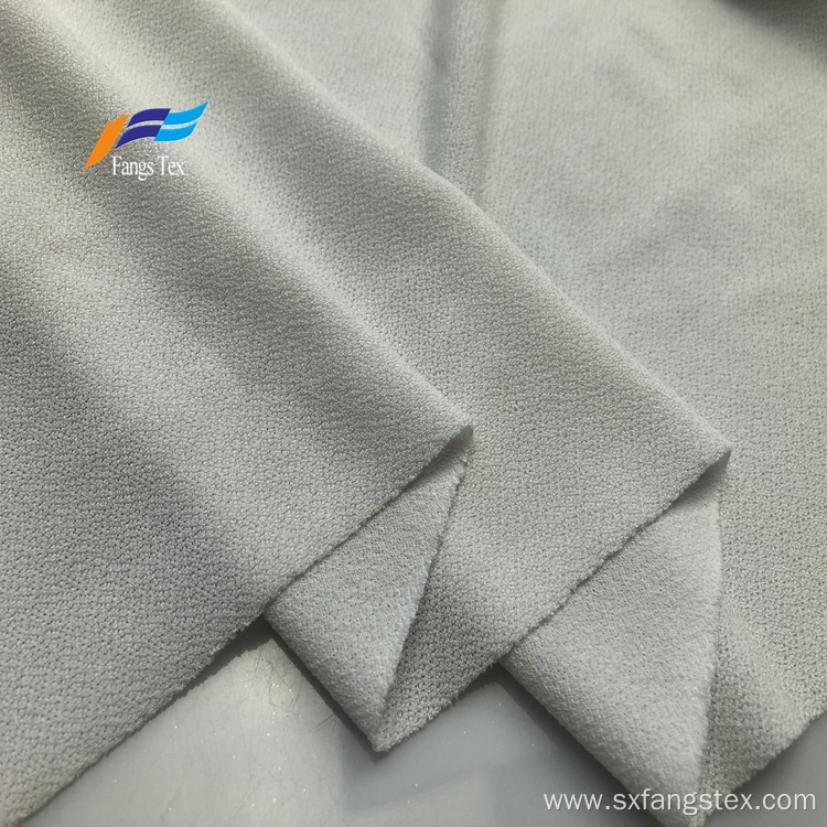 High Quality Scuba Polyester Plain Woven White Fabric