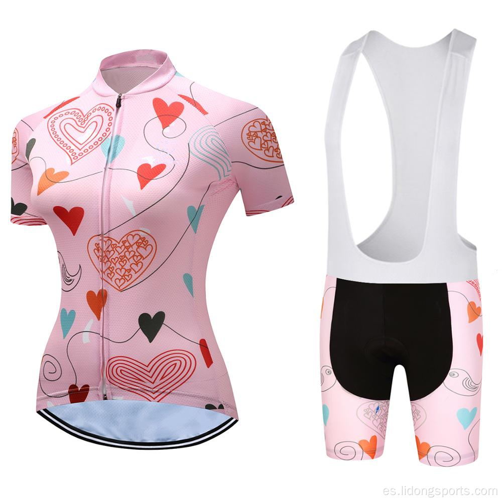 Ropa de bicicleta de traje de ropa deportiva personalizada OEM