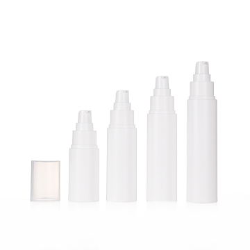 50ml 80ml 100ml Plastic Round Airless Lotion Bottles