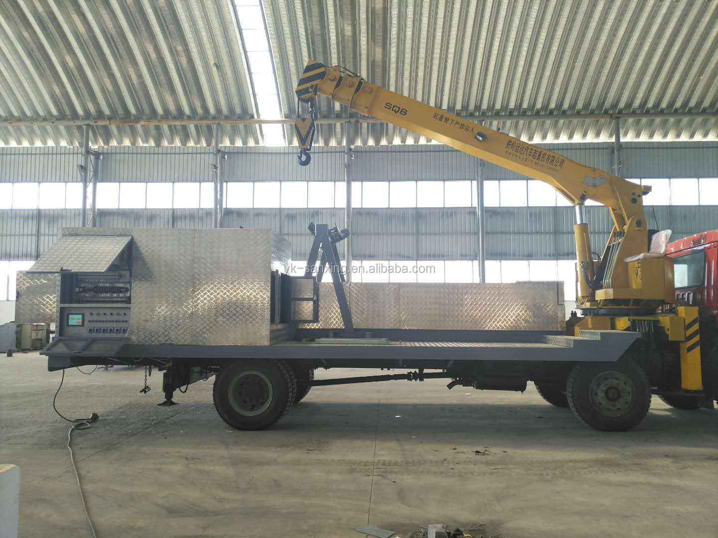 SANXING K Qspan SUBM240 SX-914-610  arch roof steel sheet car park/yard roof making machine vertical type roof building machine