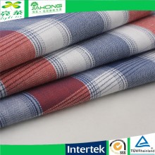 100 cotton plaid herringbone fabric
