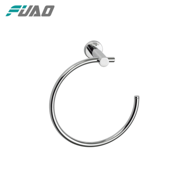 FUAO high quality very popular metal suction towel ring