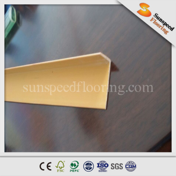 decorative wall board, vinyl t-molding edge, plastic skirting board