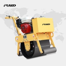 Easy Operation Mini Single Drum Variable Manufacturing Plant Farms Speed Vibratory Soil Compactor
