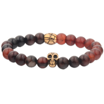 Skull Gold Designs Fashion 2016 Popular Beaded Bracelets