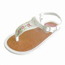 Children's Sandals, PU Upper, High-quality TPR Outsole/Sample Style Super Hot Selling/Made for Roxy