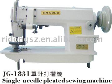single needle pleated sewing machine