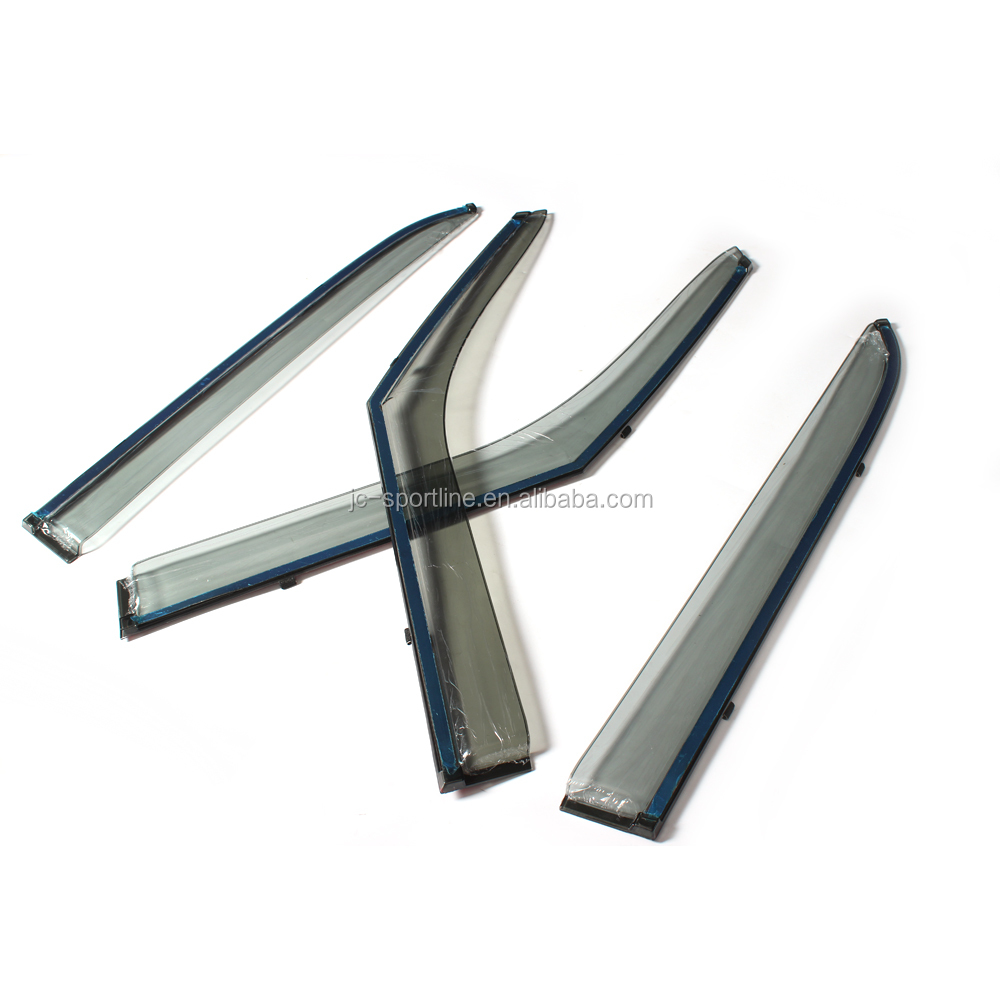 PC Injection Mould Visor Rain Guards Wind Deflector for HYUNDAI IX25 2014 4pcs/set